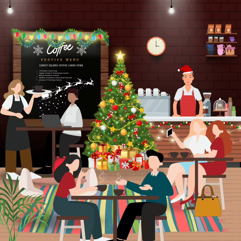 Atmosfäriskt nyårspussel: bara sanna genier hittar 5 cupcakes Atmosfäriskt julpussel: bara sanna genier hittar de 5 cupcakes