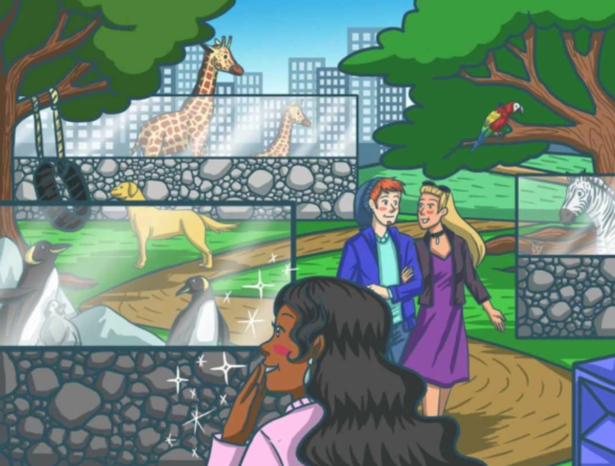 Försök pussla på 7 sekunder för att hitta katten / Bright Side-teckning Försök pusslet för att hitta en katt på 7 sekunder / Bright Side-bild