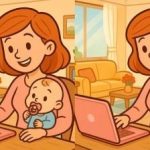 IQ-test: hitta 3 skillnader i en bild av mamma och barn på 17 sekunder IQ-test: hitta 3 skillnader i en bild av mamma och